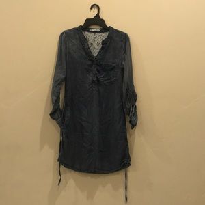 Denim dress